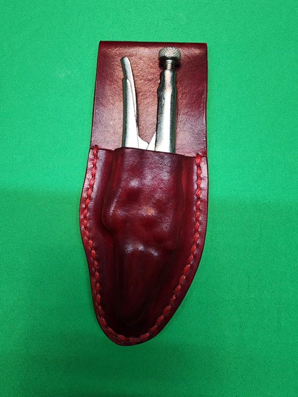 New Homemade Leather Pouch with Mastercraft Mini Vice Grips - Picture 3 of 15